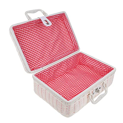 Rattan Picnic Basket with Liner