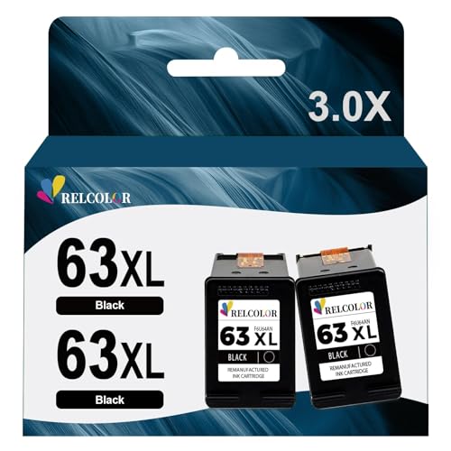 Relcolor HP 63XL Remanufactured Ink Cartridge