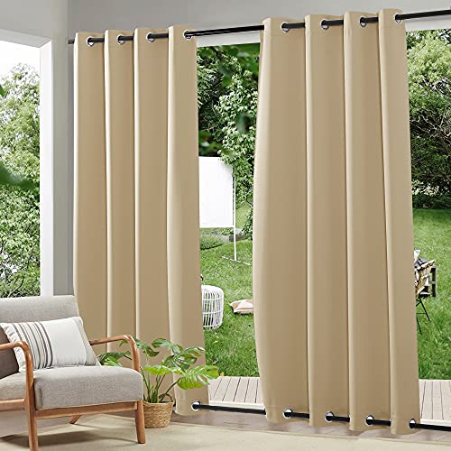 RYB HOME Outdoor Patio Curtains