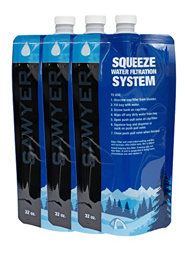 Sawyer SP113 Water Pouch, 32-Ounce, 3-Pack