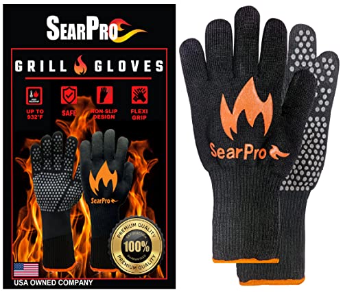 SearPro Heat Resistant BBQ Gloves