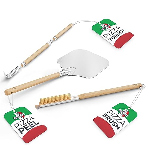 Senwosa Essential Pizza Oven Tools Kit with Long Handles