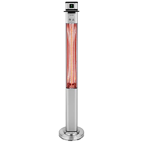 SereneLife 1500W Infrared Portable Patio Heater with Remote Control