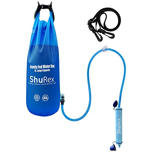 ShuRex 1.5 Gal Water Filtration System with Adjustable Strap