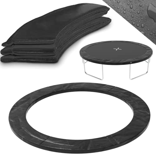 SKOK 12-15FT Waterproof Trampoline Safety Pad Mat: No Holes, Spring Cover