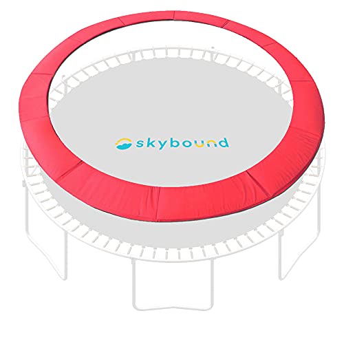 SkyBound 15ft Trampoline Pad - Spring Cover (Red)