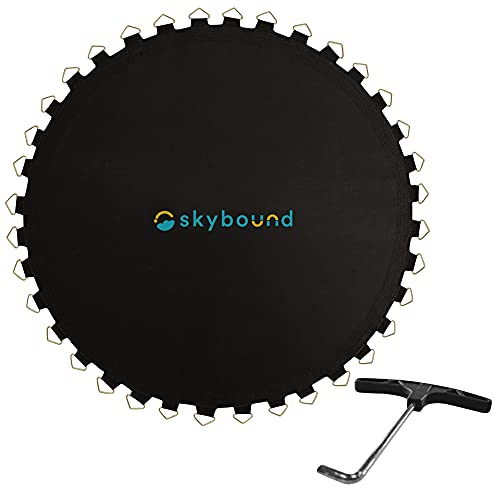12ft Frame Trampoline Mat with V-Rings and Spring Tool