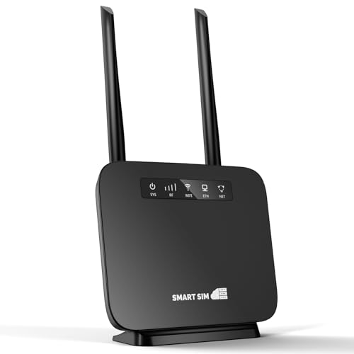 DO 300Mbps 4G LTE Modem Wi-Fi Wireless Router for RV or Mobile Home with  Strong Signal, USB Port and SIM Card Slot with External Antennas for