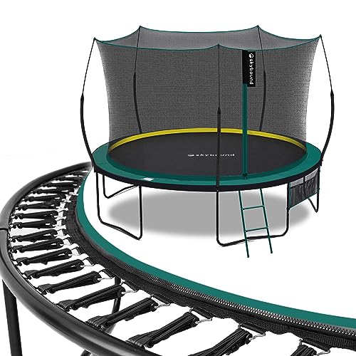 Springless Trampoline with Enclosure