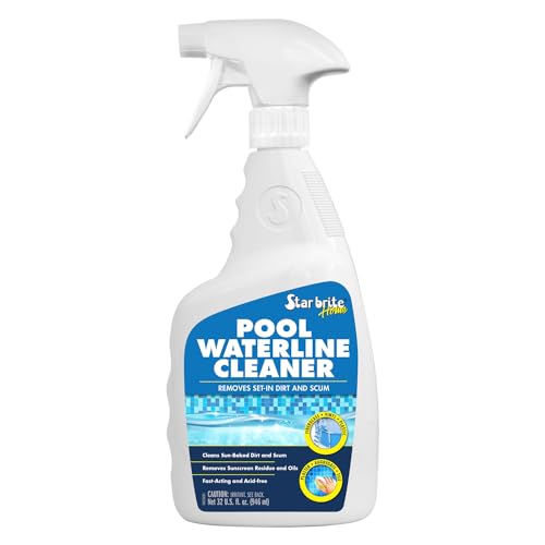 STAR BRITE Pool Waterline Cleaner - Scum Remover for Liners, Tiles & Fiberglass