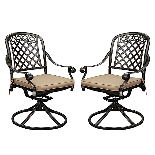 Sumshadow Outdoor Swivel Dining Chairs