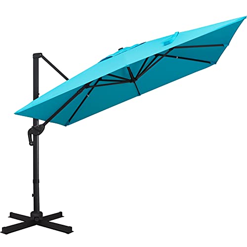 Sunnyglade Patio Umbrella 10x10Ft Blue