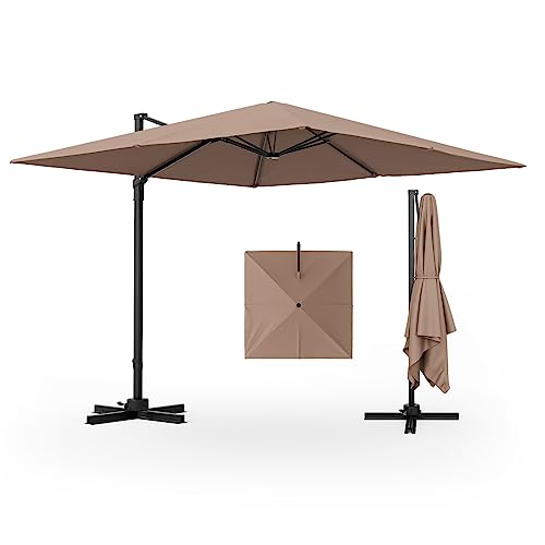 Tangkula 9.5 FT Cantilever Patio Umbrella