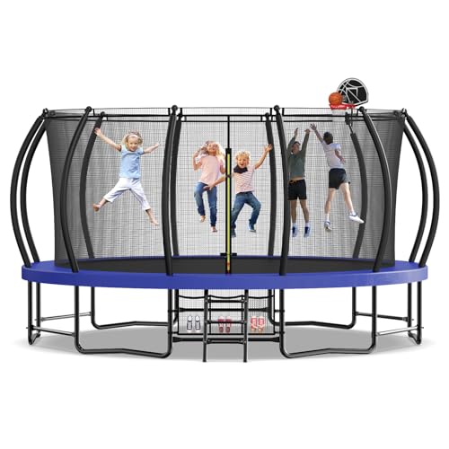 12 Best Trampoline With Basketball Hoop And Enclosure For 2024 | Storables