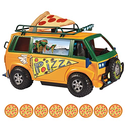 TMNT Mutant Mayhem Pizza Fire Van