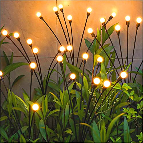 TONULAX Solar Swaying Lights - Outdoor Yard Decor (4 Pack)