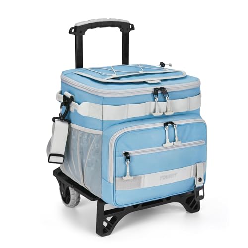 TOURIT 48-Can Insulated Rolling Cooler