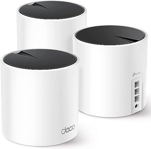 TP-Link Deco X55 WiFi 6 Mesh System - 6500 Sq.Ft. Coverage, 3-Pack