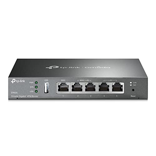 TP-Link ER605 V2 Gigabit VPN Router with Multi-WAN Ports