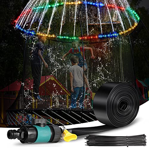 Trampoline Sprinkler with LED Lights