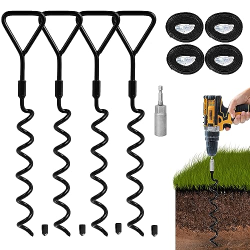 Trampoline Stakes Anchor Kit