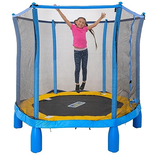 TruJump 7FT Outdoor Trampoline with Safety Net