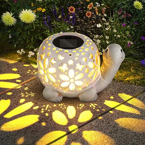 Turtle Solar Lantern for Garden Decor