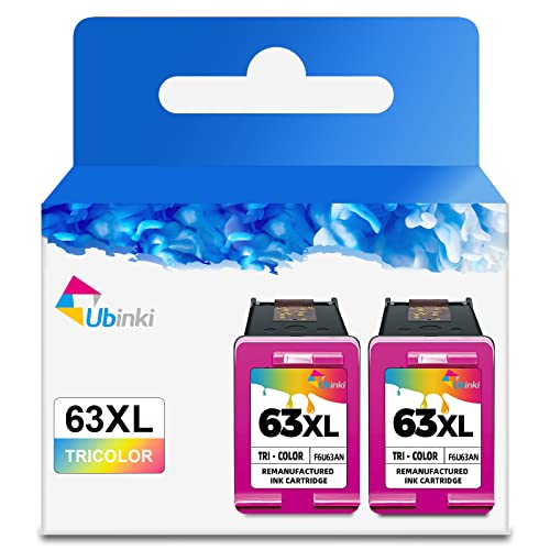 Ubinki HP63XL Remanuf. Ink Cartridge 2-Pack Color