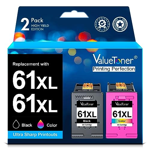 Valuetoner HP 61XL Remanufactured Ink Cartridges