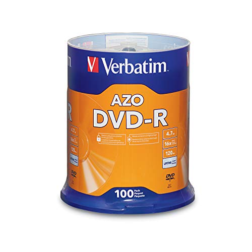 Verbatim DVD-R 100 Pack AZO Dye