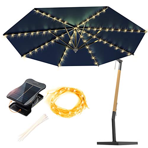 VOOKRY Solar Umbrella Lights