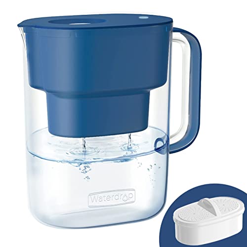 Waterdrop Long-Life Lucid 10-Cup Water Filter Pitcher - NSF Certified