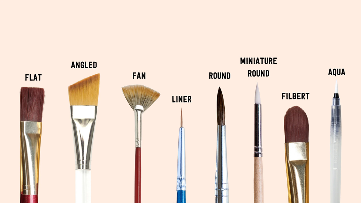 What Are Different Paint Brushes Used For