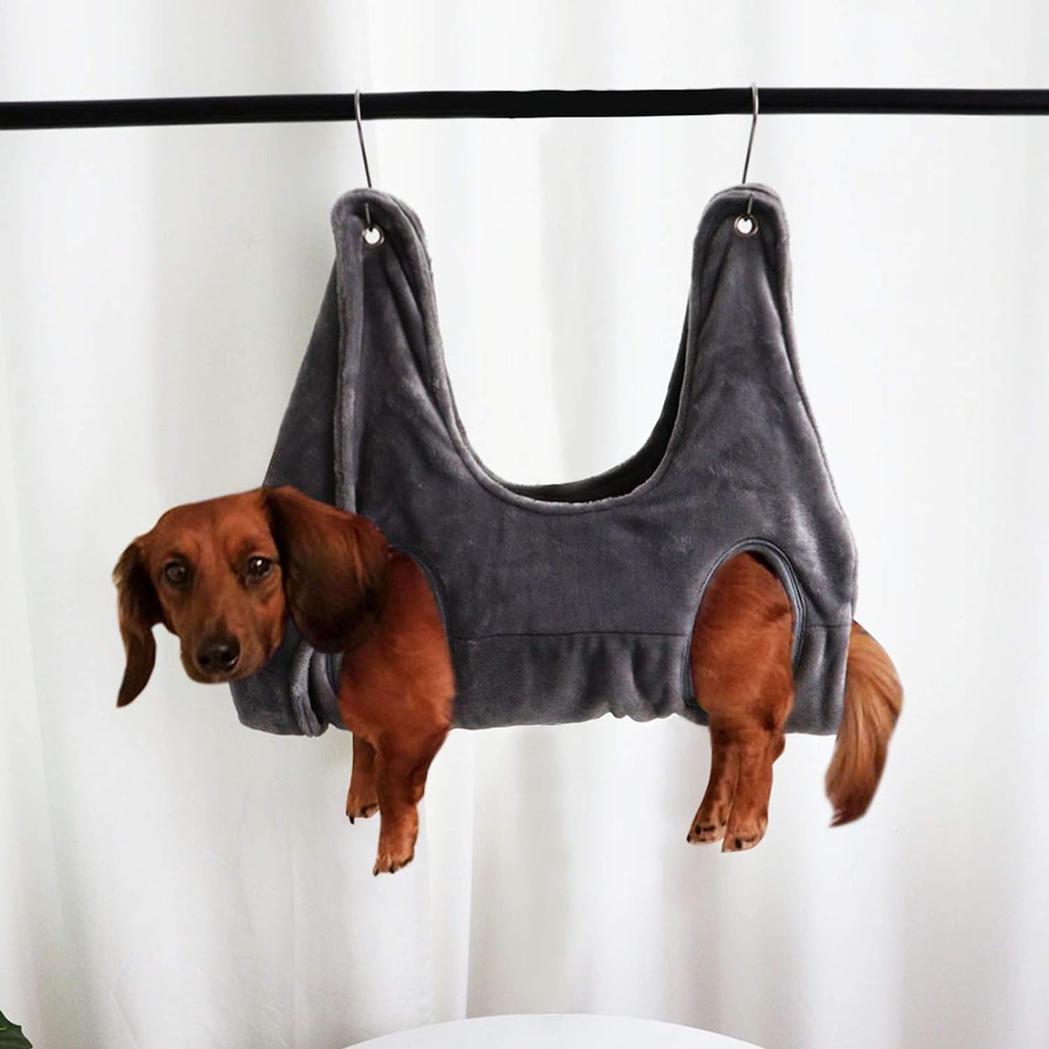 What Do You Hang A Dog Grooming Hammock On