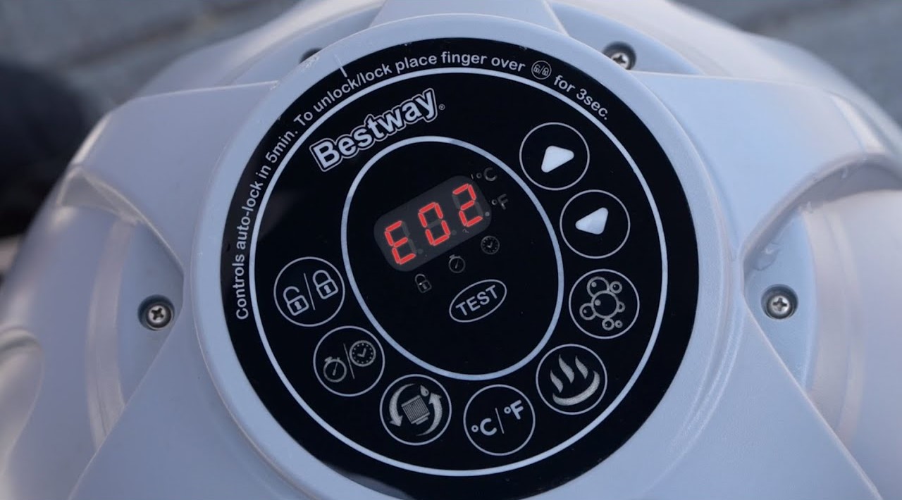 What Does E02 Mean On Hot Tub