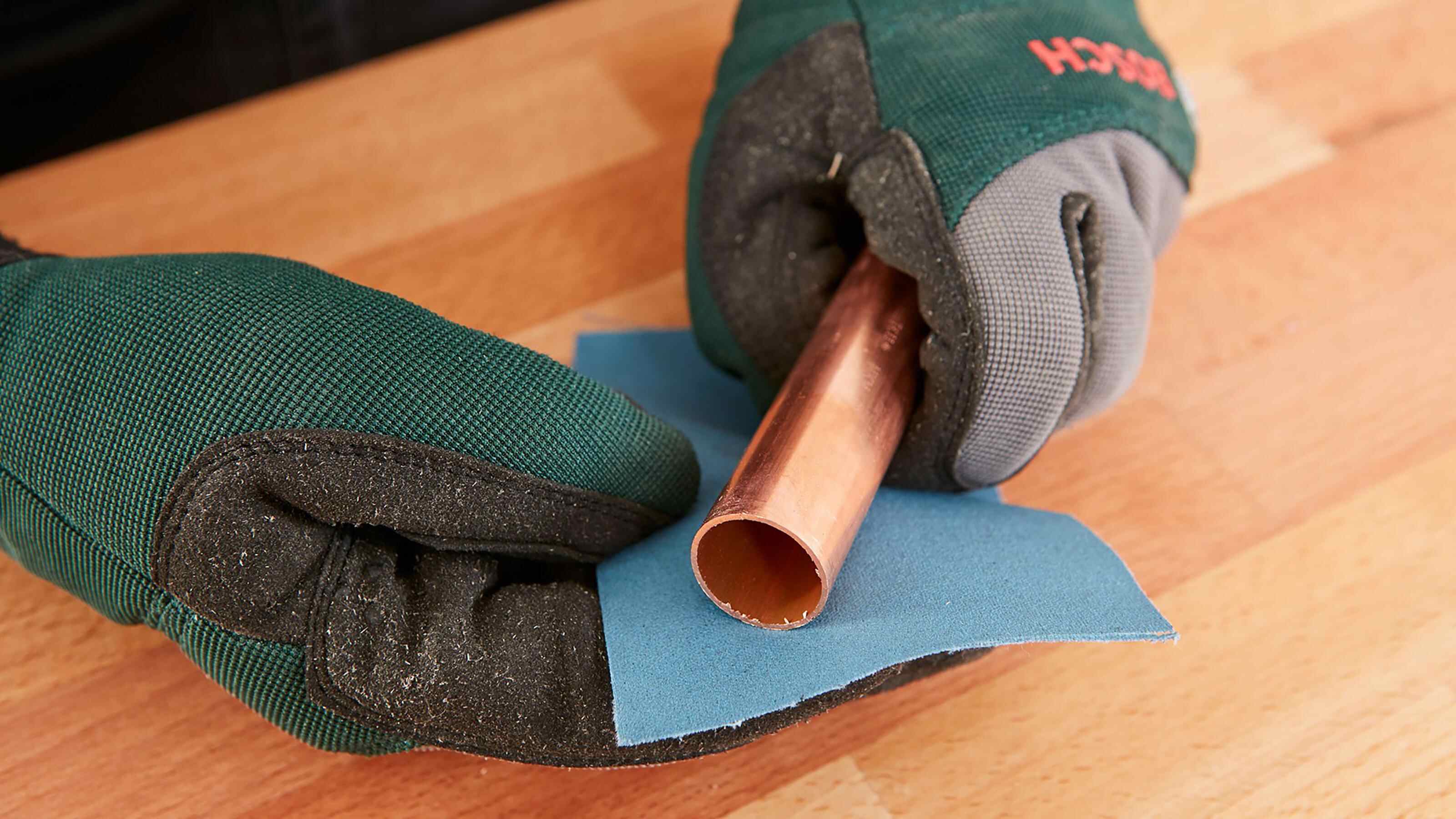 What Grit Sandpaper For Copper Pipe