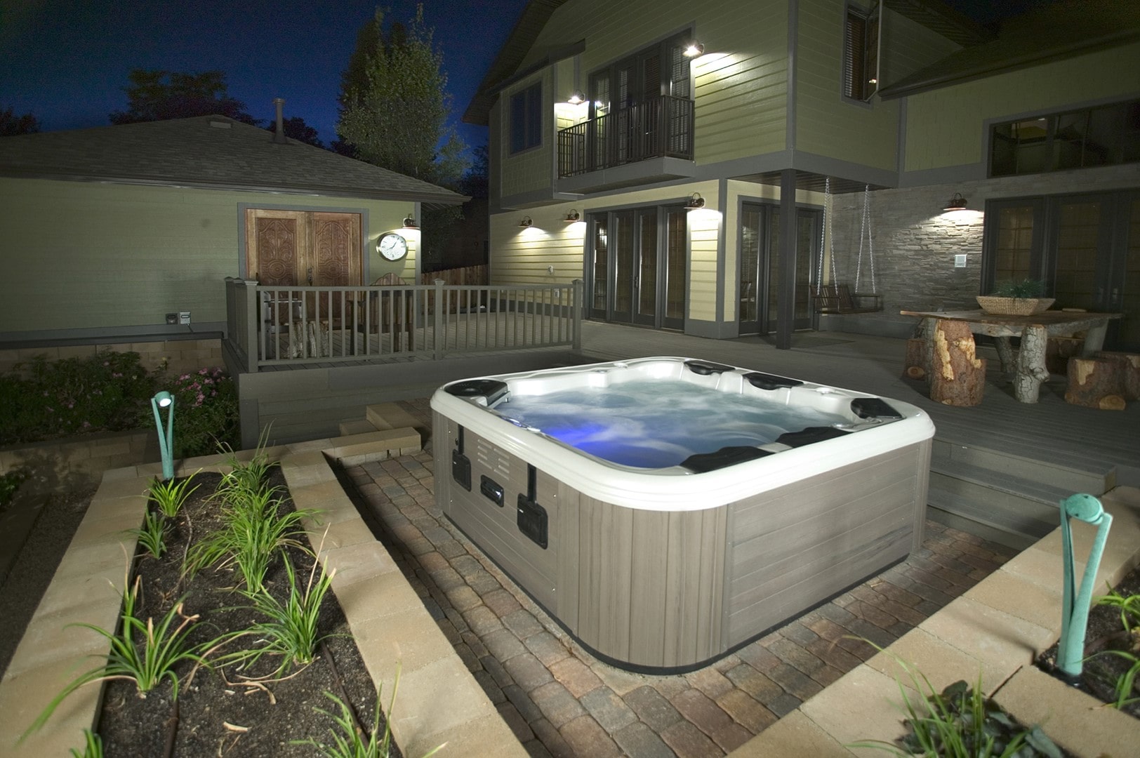 What Should You Put Under A Hot Tub
