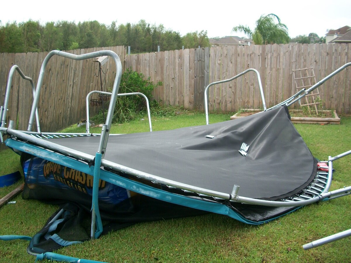 What To Do With A Trampoline In A Hurricane
