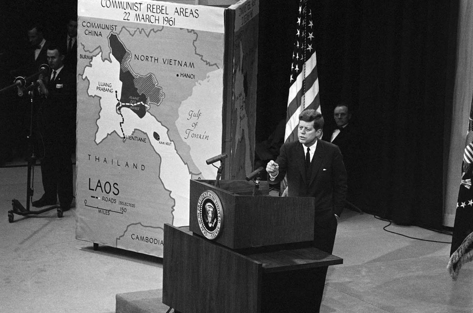 What Year Was The First Presidential News Conference Filmed For Television, And Who Was The President