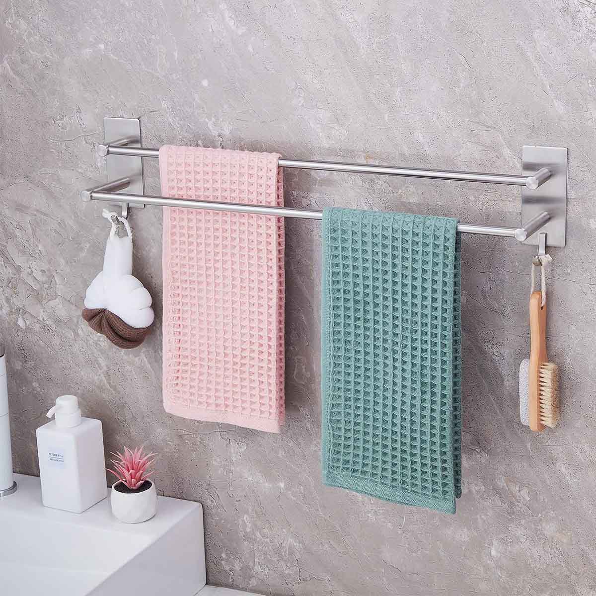 Where To Put A Towel Bar In Bathroom