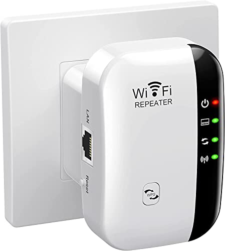 WiFi Extender - 3000sq.ft, 35 Devices, Ethernet Port, Easy Setup