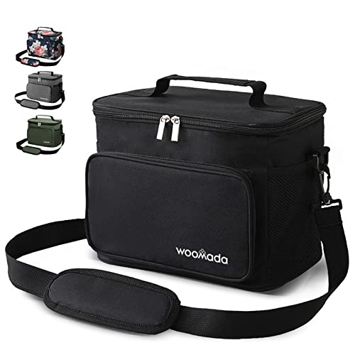 WOOMADA Insulated Lunch Bag Black