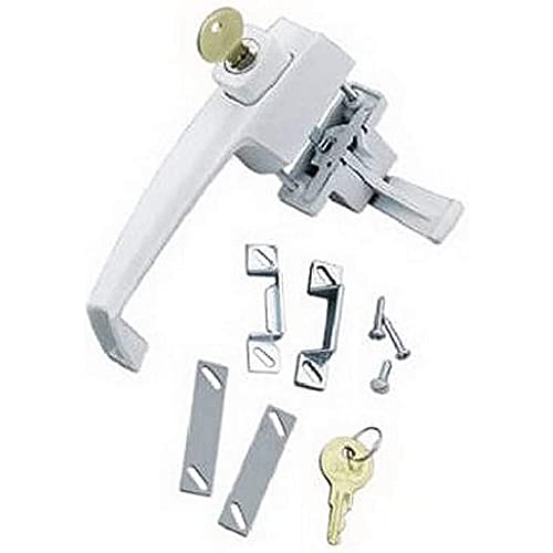 Wright Products Keyed Push Button Door Latch for Screen and Storm Doors