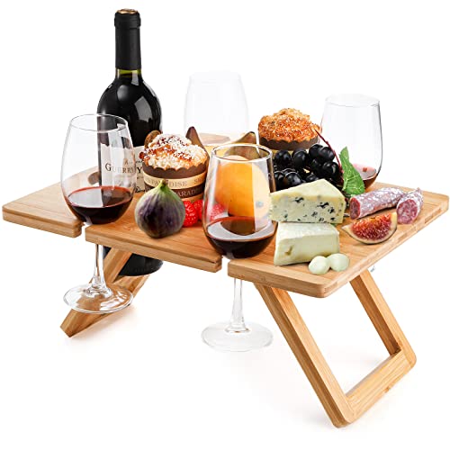 Youeon Portable Wine Picnic Table
