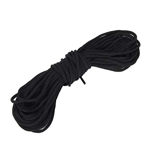 ZIZILAND Trampoline Net Connection Rope, Trampoline Net Cords (15) Black