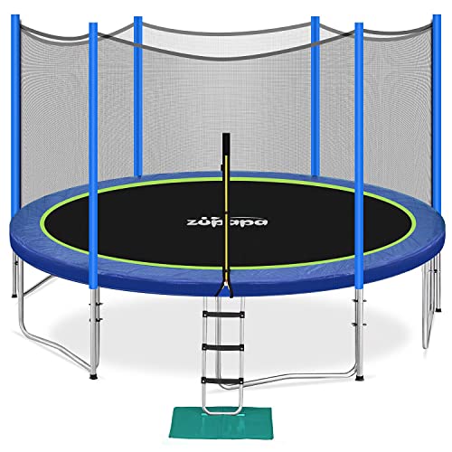 Zupapa 15FT Trampoline with Safety Enclosure & Accessories