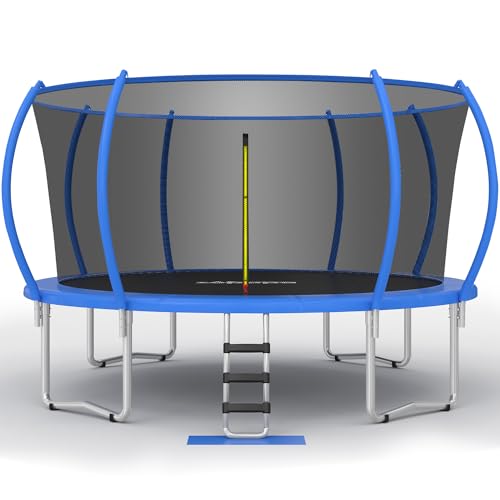 Zupapa 15FT Trampoline with Safety Enclosure Net