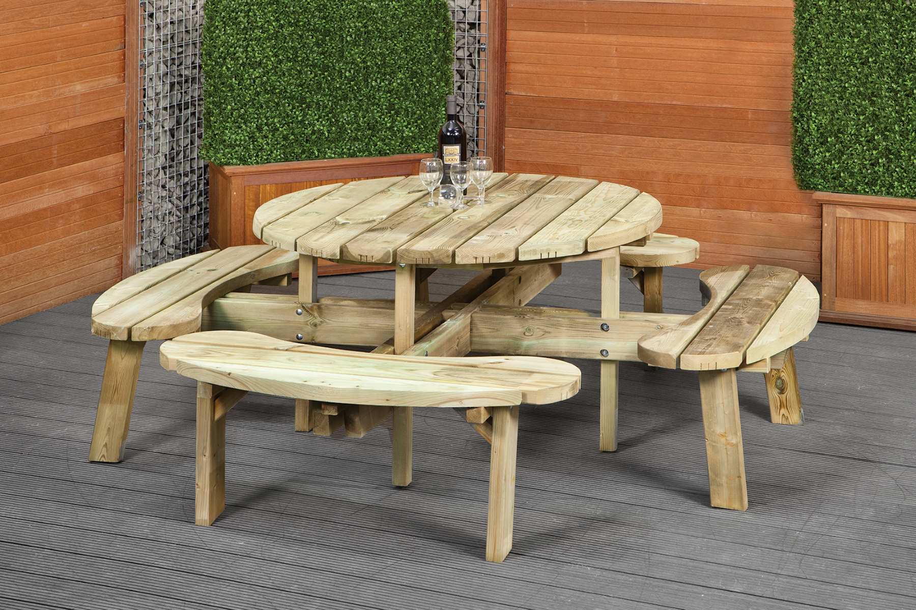 8 Amazing Picnic Table Round For 2024