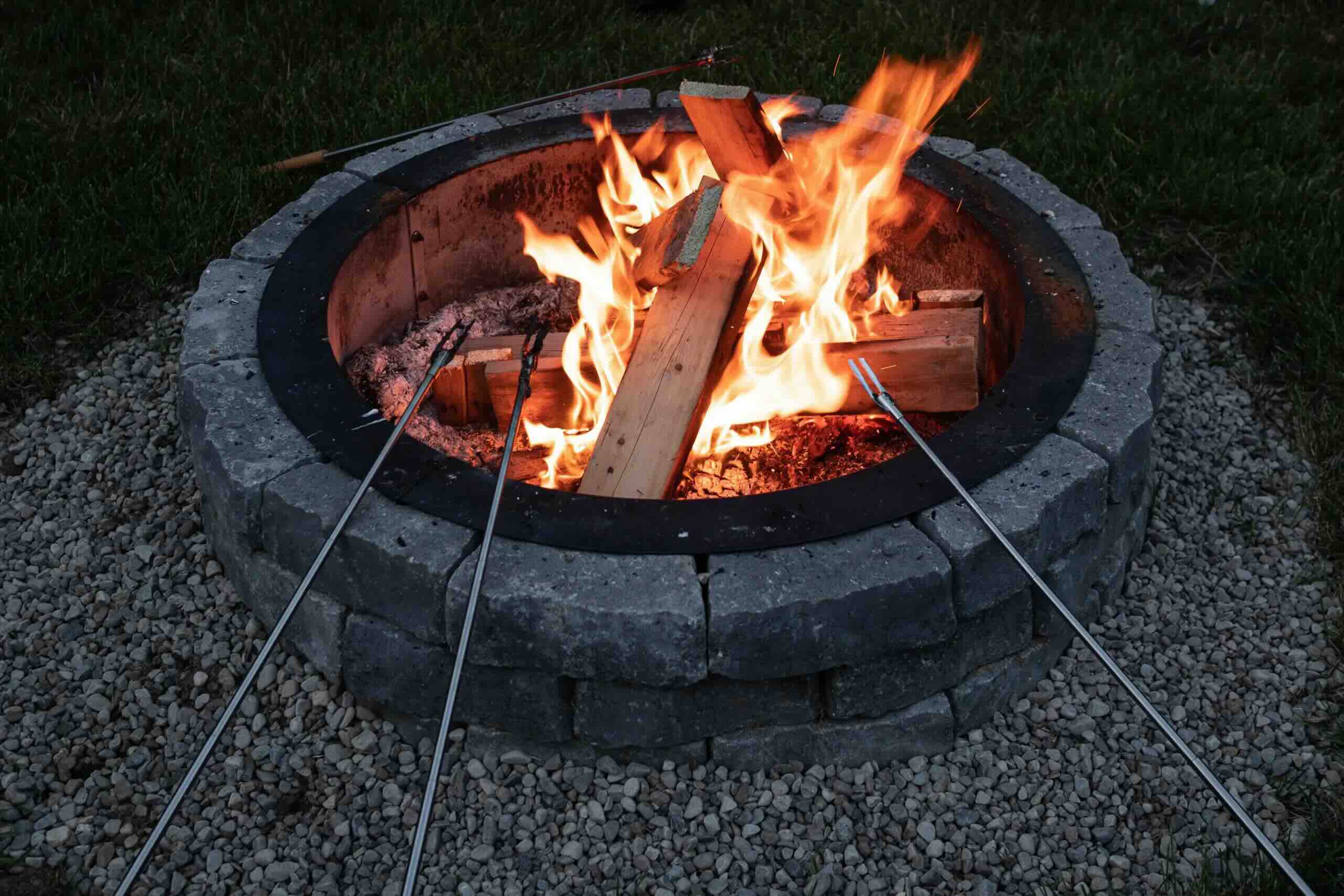 How Many Blocks For A Fire Pit