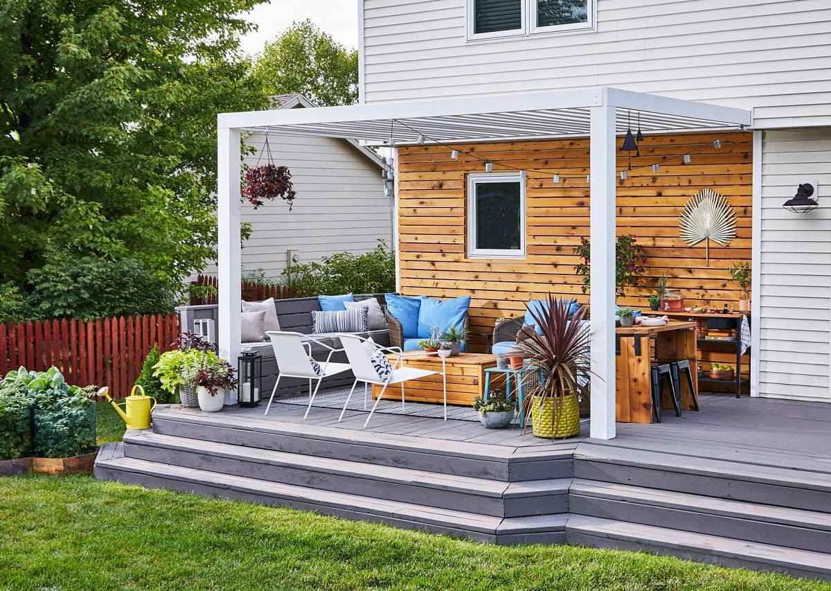 How To Attach A Pergola To A House With Siding